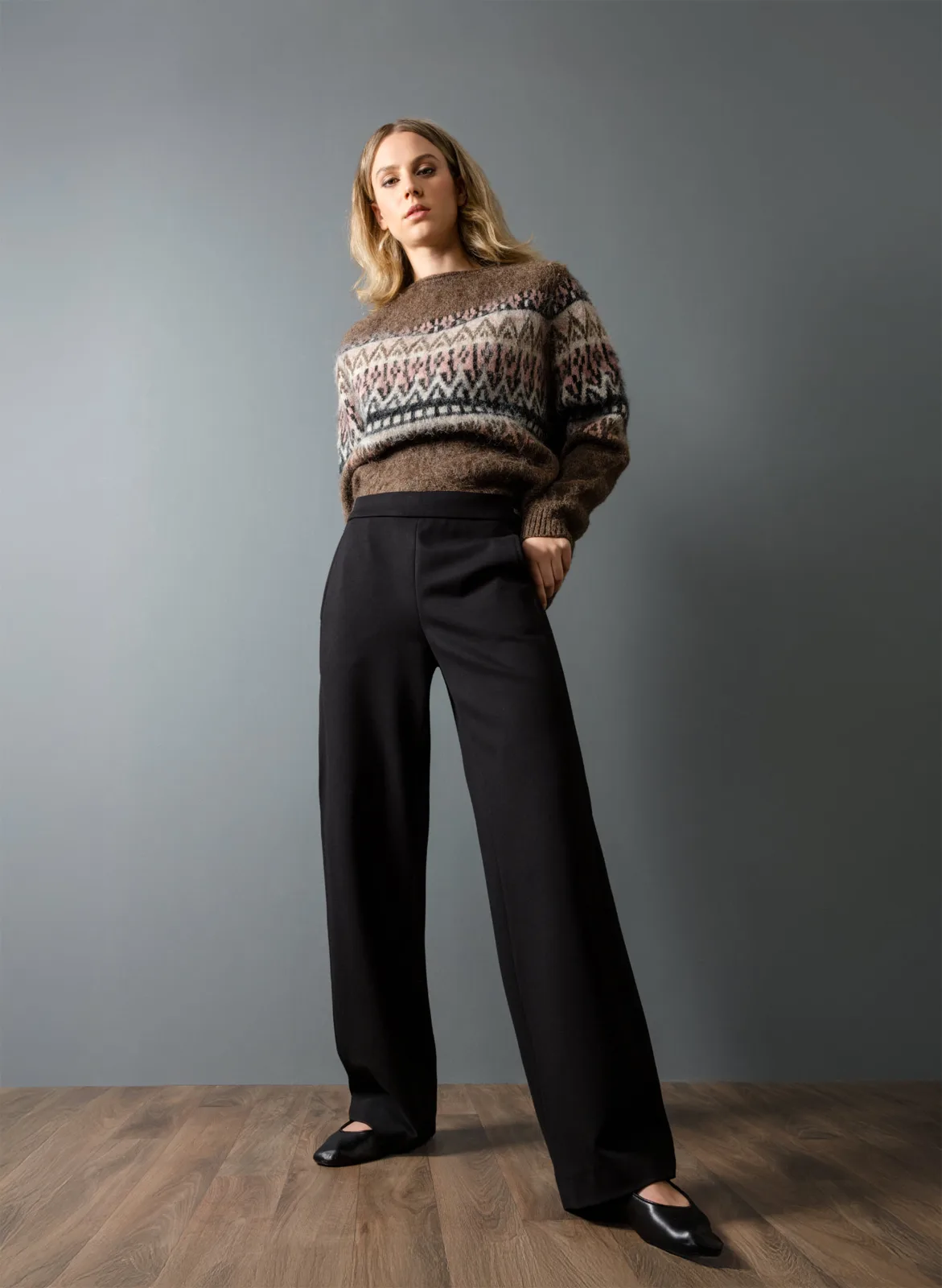 Katalog-Shooting: Make-up und Haare für eine Strick-Kollektion