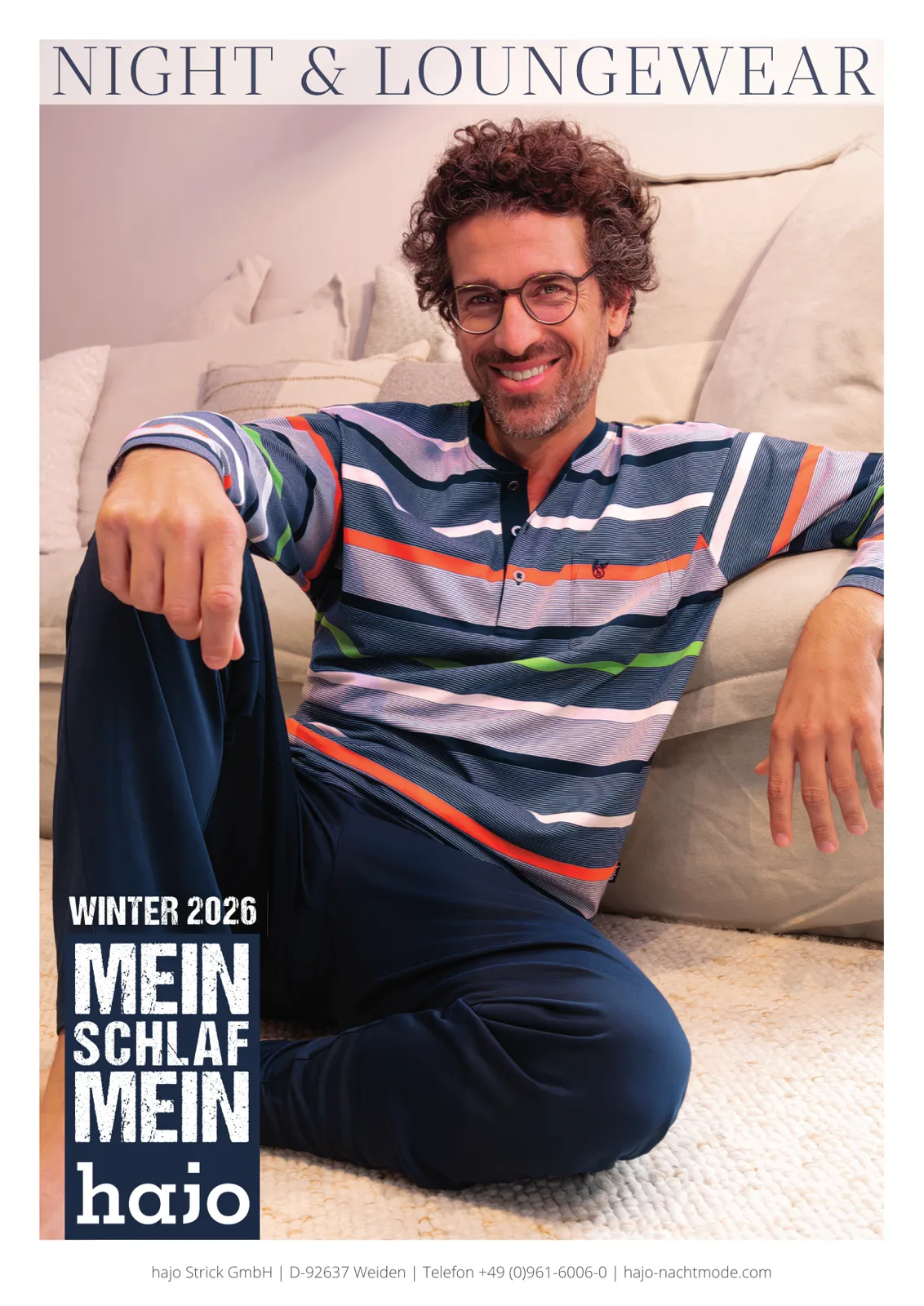Katalog hajo Night & Loungewear Winter 2026 – Herren