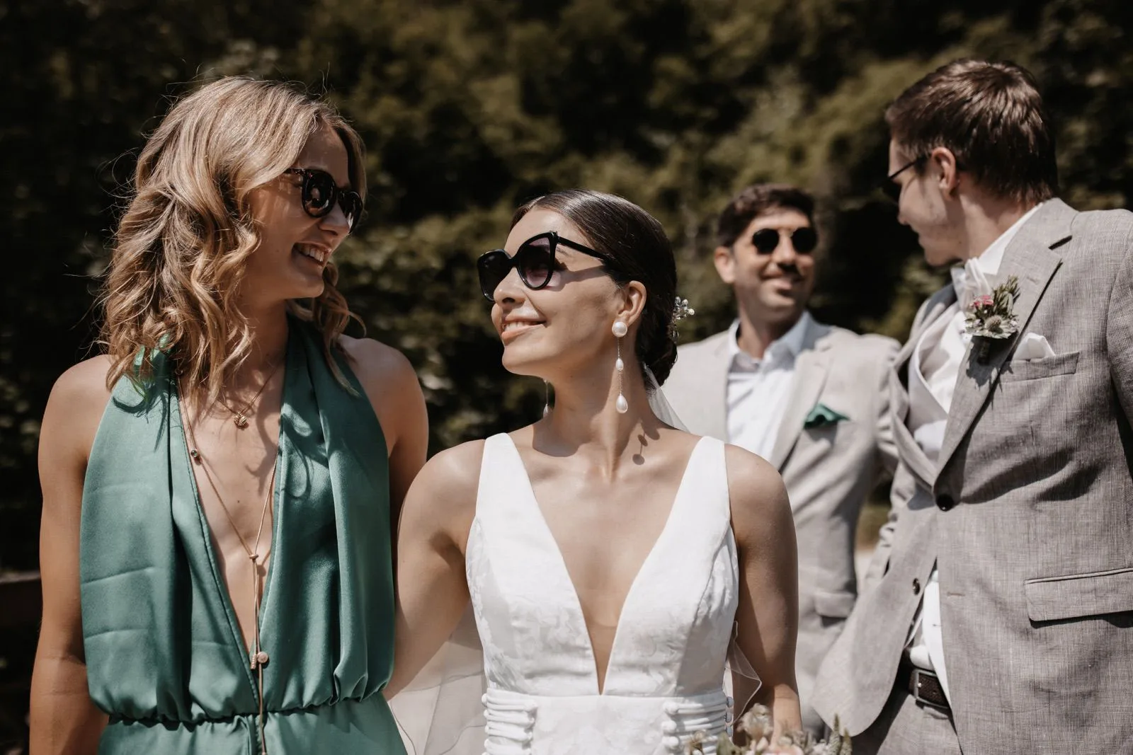 Make-up und Hairstyling für eine Hochzeit